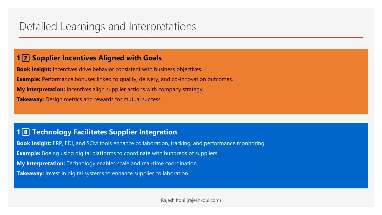 Balanced Sourcing review, page 11 of 14