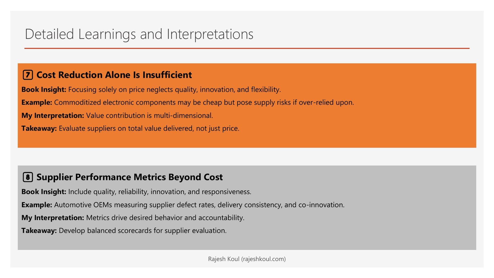 Balanced Sourcing review, page 6 of 14