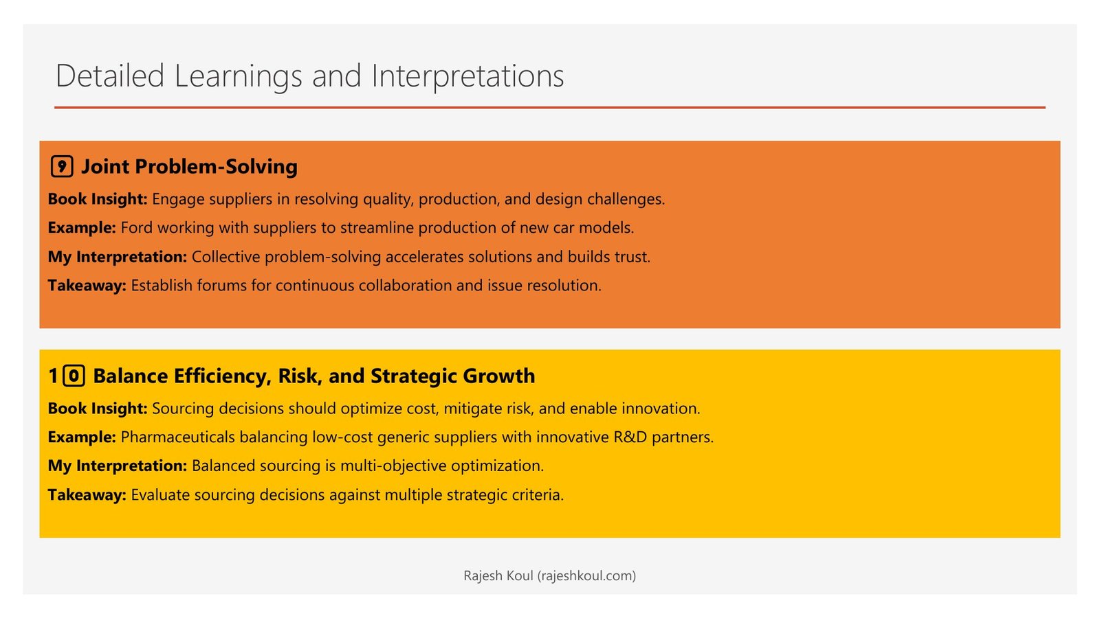 Balanced Sourcing review, page 7 of 14