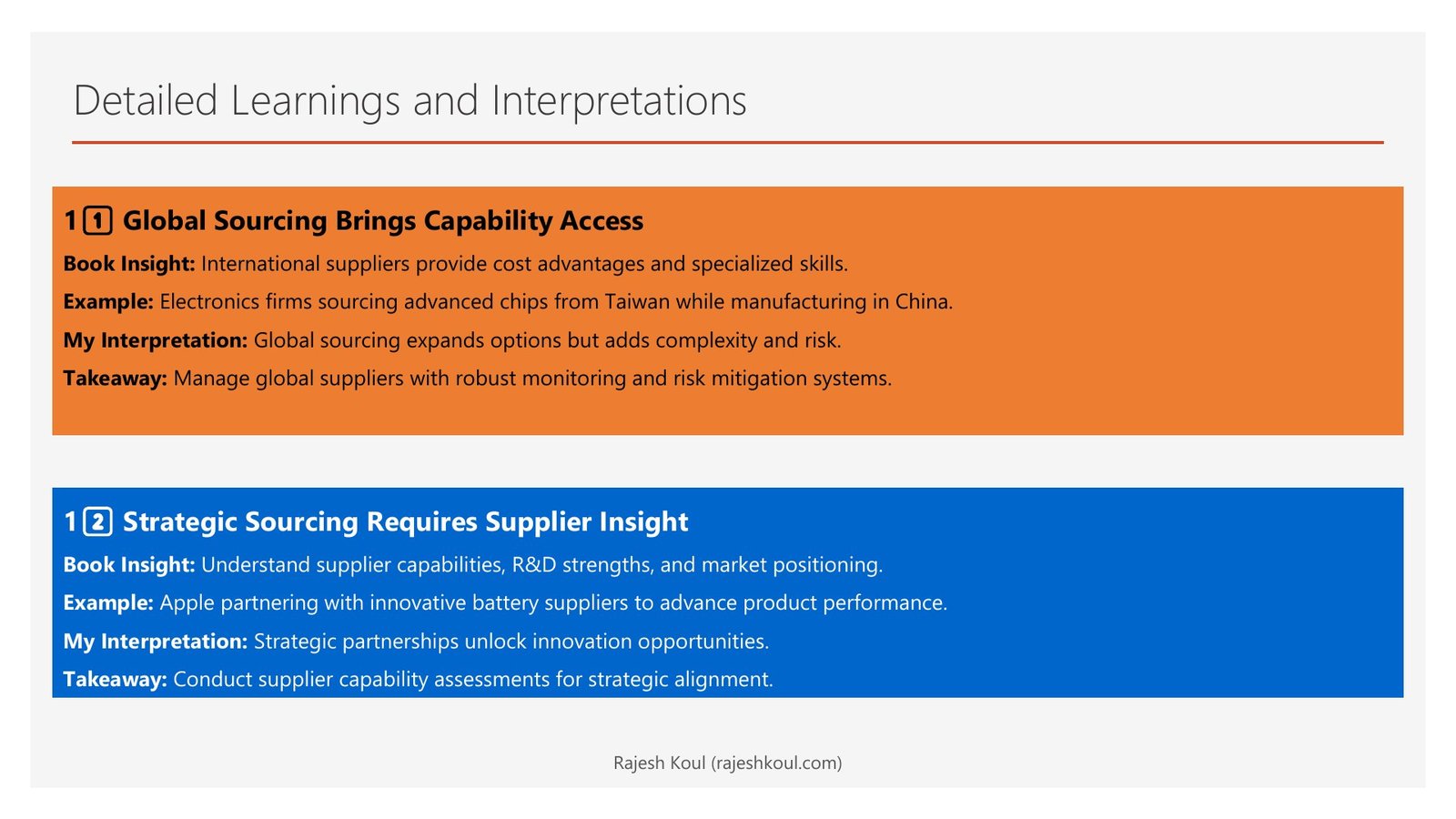 Balanced Sourcing review, page 8 of 14