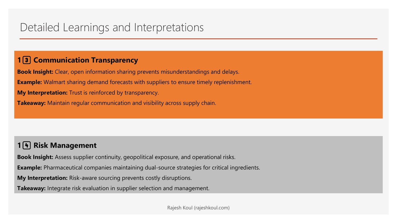 Balanced Sourcing review, page 9 of 14