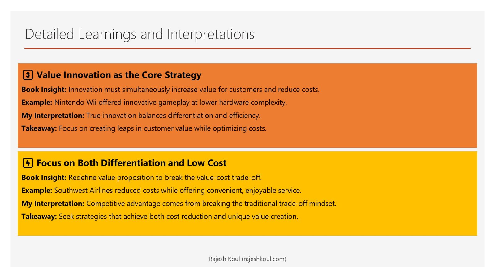 Blue Ocean Strategy review, page 4 of 14