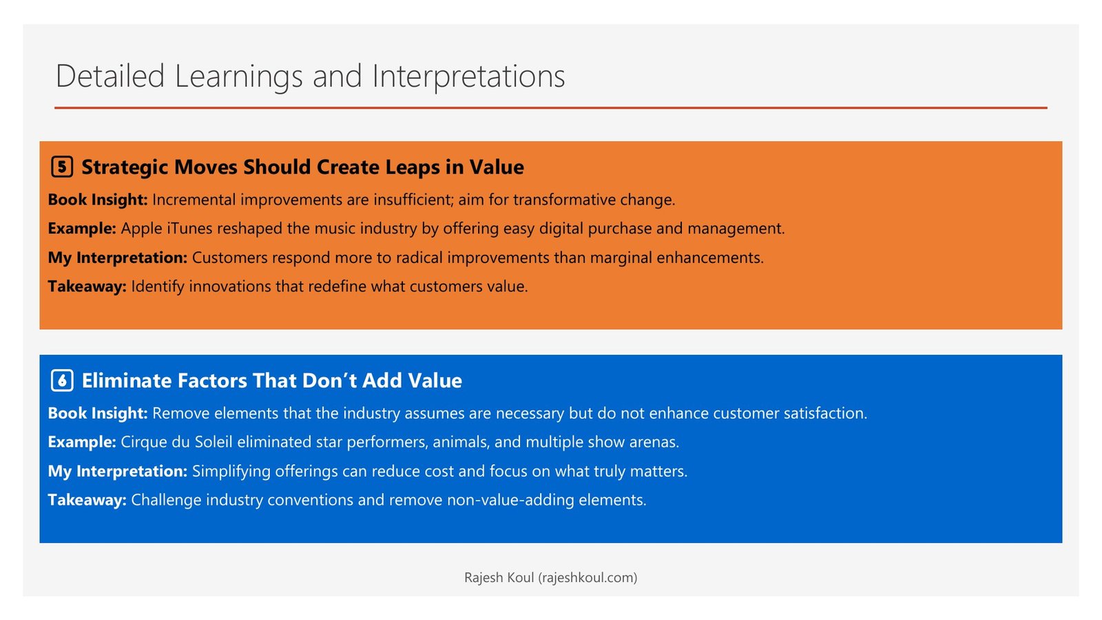 Blue Ocean Strategy review, page 5 of 14