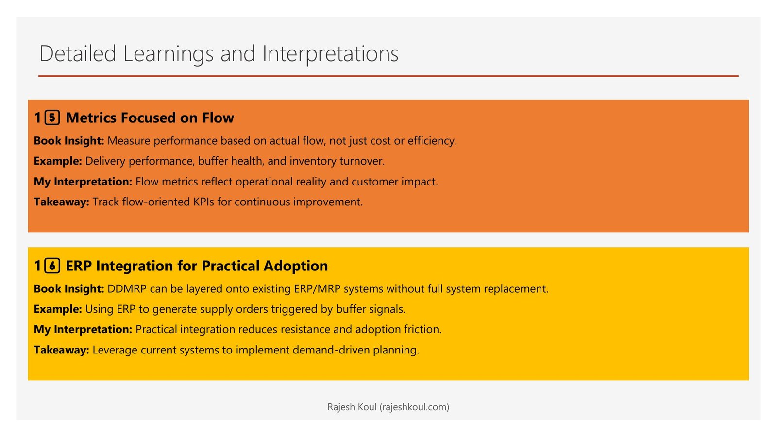 Demand Driven Material Requirements Planning review, page 10 of 14