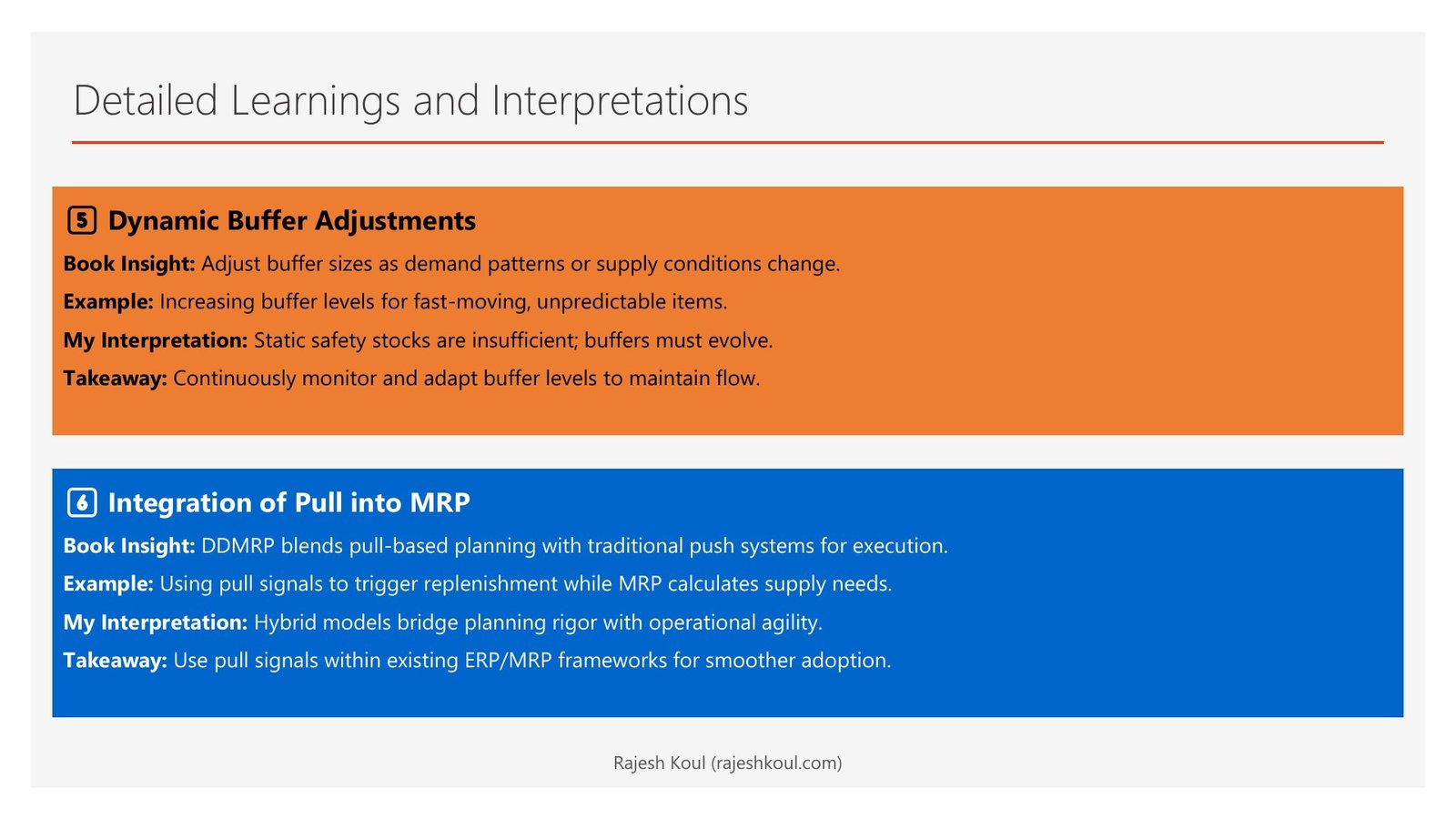 Demand Driven Material Requirements Planning review, page 5 of 14