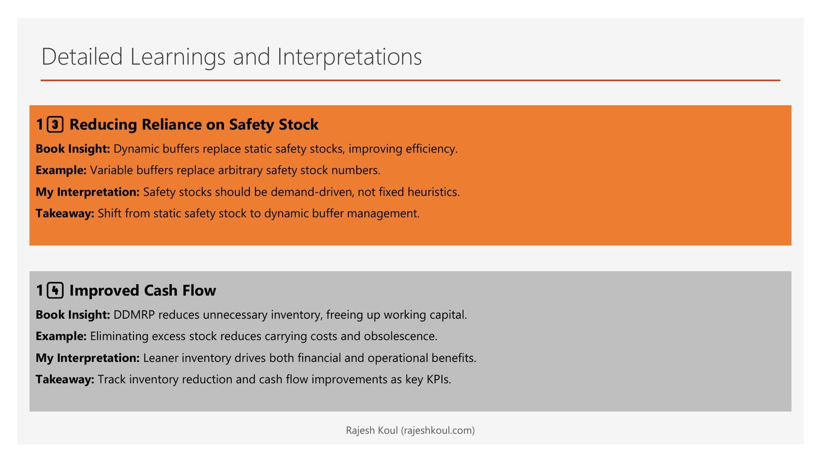 Demand Driven Material Requirements Planning review, page 9 of 14