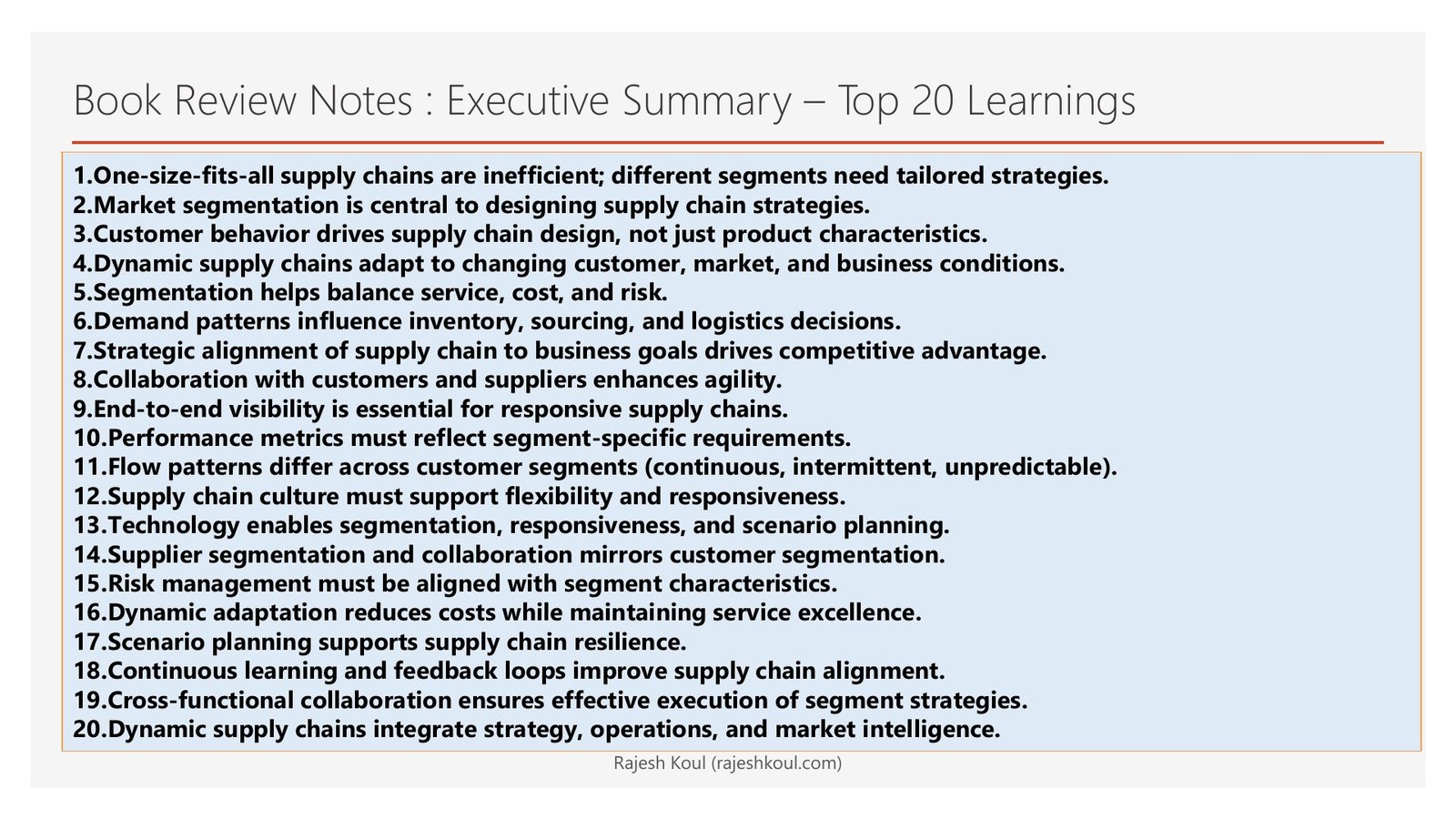 Dynamic Supply Chains review, page 2 of 14