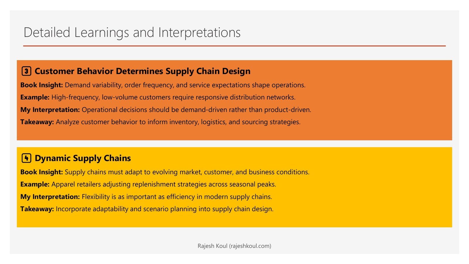 Dynamic Supply Chains review, page 4 of 14