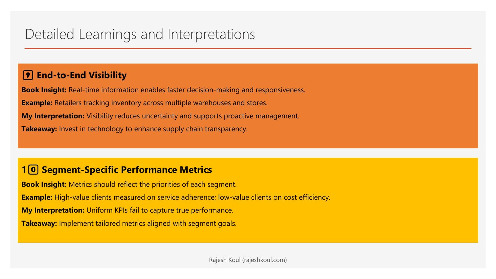 Dynamic Supply Chains review, page 7 of 14