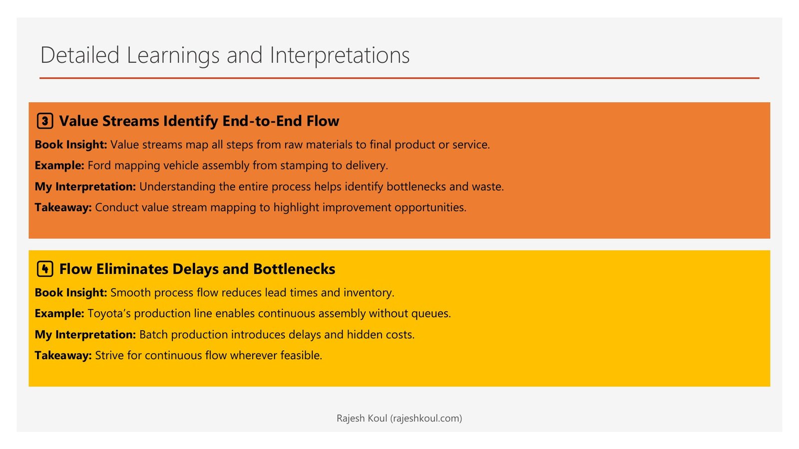 Lean Thinking review, page 4 of 14
