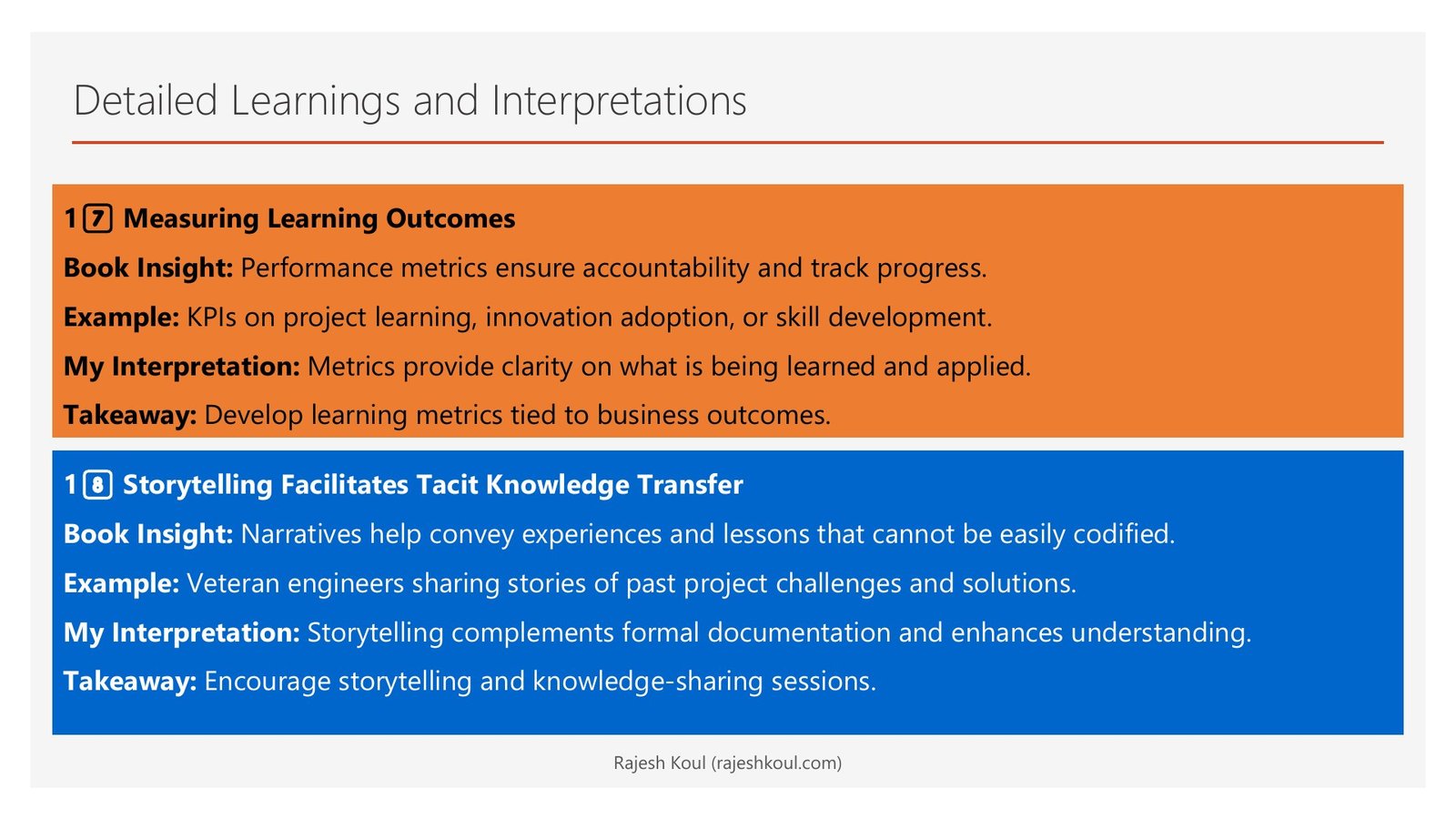 Learning in Action review, page 11 of 14
