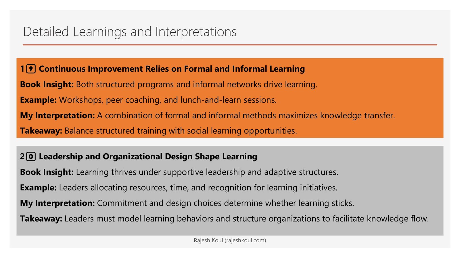 Learning in Action review, page 12 of 14