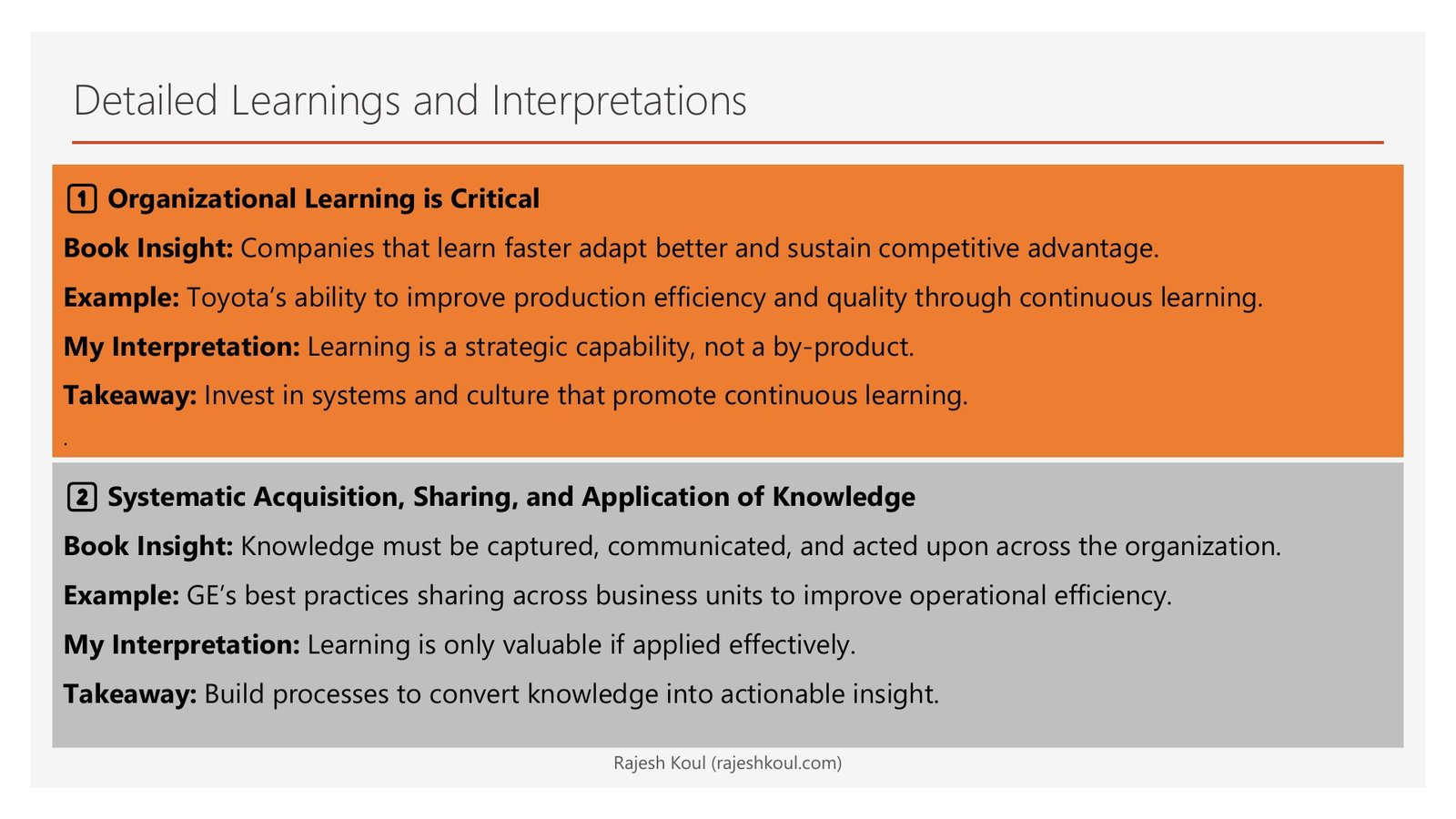 Learning in Action review, page 3 of 14