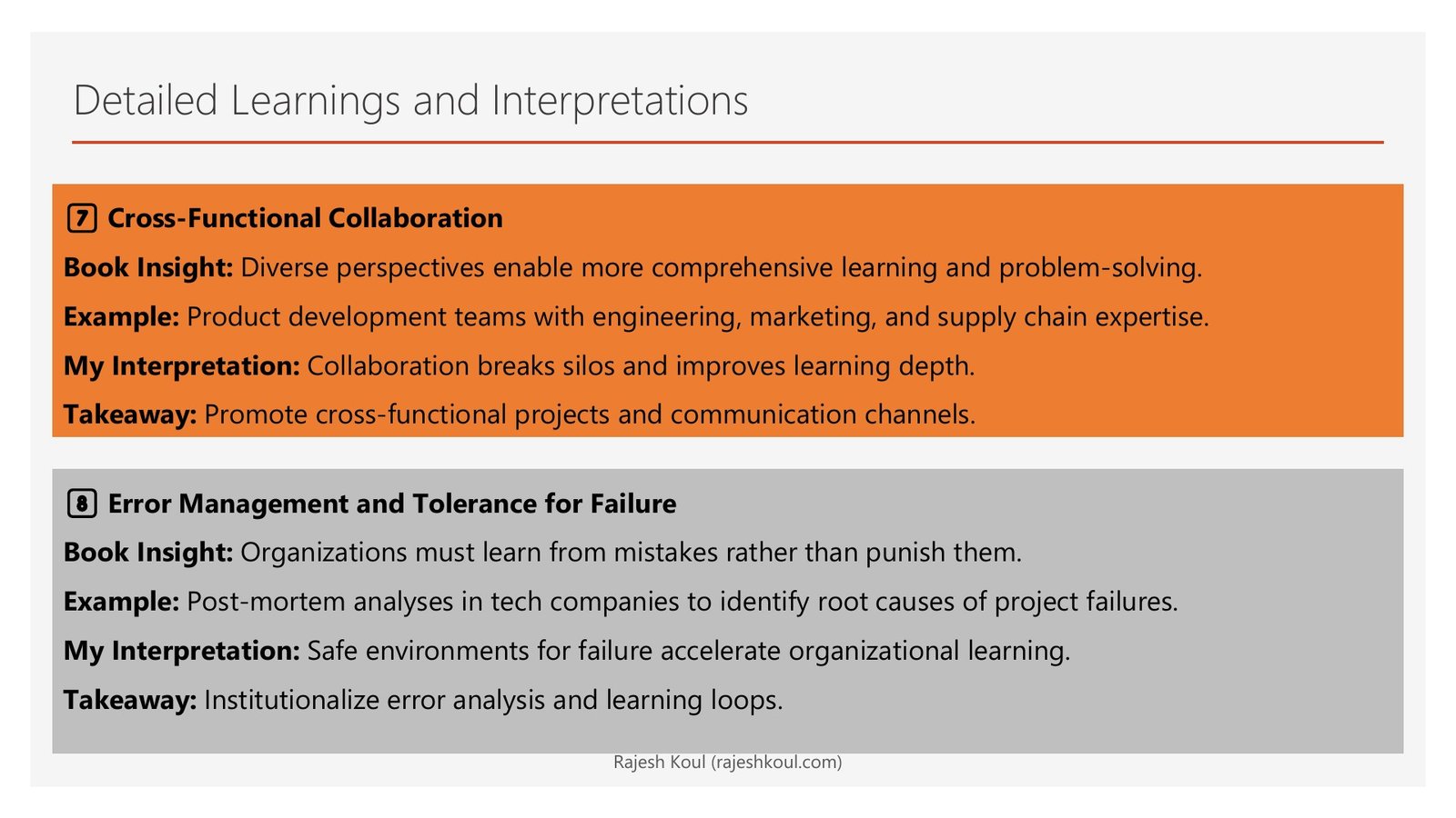 Learning in Action review, page 6 of 14